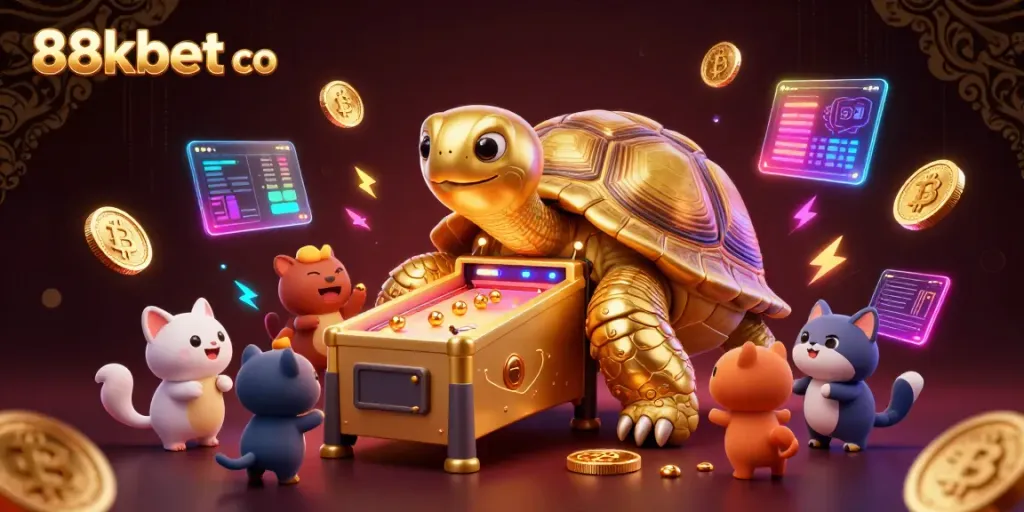 Experience thrilling fun with playing the colossal tortoise at 88kbet co, featuring captivating crypto elements.